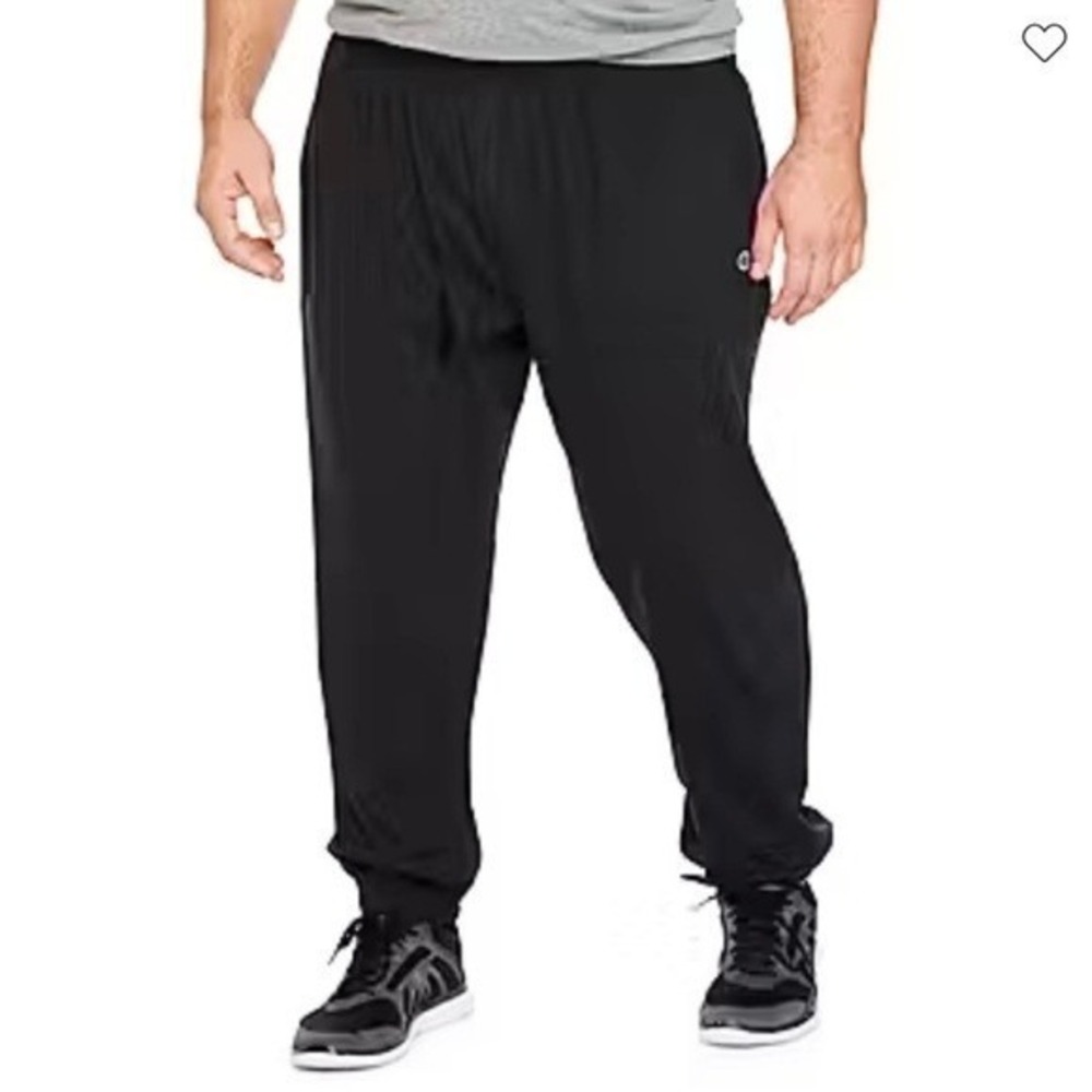 Champion Fleece Joggers‎ Sweatpants Mens XXL Black